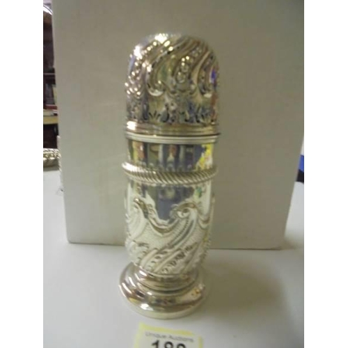 188 - A London 1903 sugar sifter, Josia Williams & Co., (George Maudsley Jackson & Davis, Landsborough, Fu... 