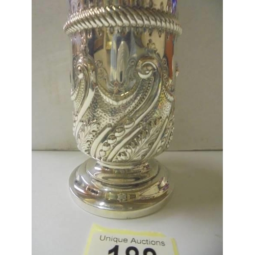 188 - A London 1903 sugar sifter, Josia Williams & Co., (George Maudsley Jackson & Davis, Landsborough, Fu... 