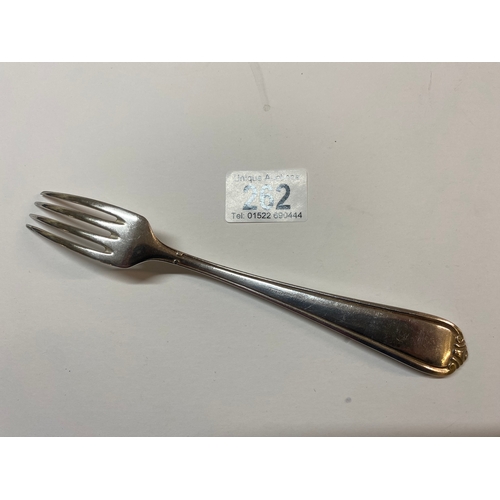 262 - An Adolf Hitler fork, marked AH, Wellner 90, (approx 63g)