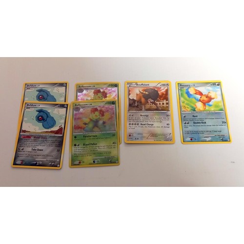 907 - A quantity of Pokemon cards in steam seige box.