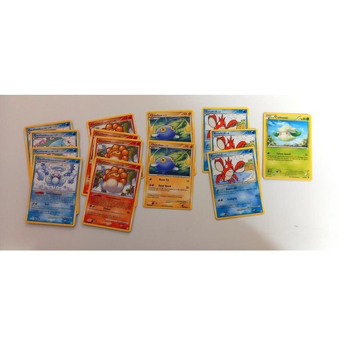 907 - A quantity of Pokemon cards in steam seige box.