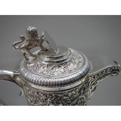 361 - A silver topped carafe, J G S (John Grins & Sons) London 1894