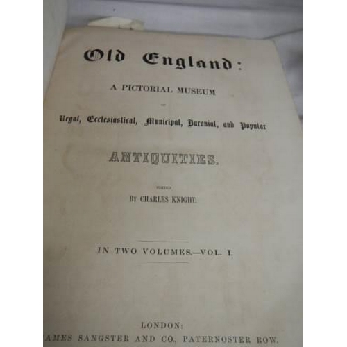 508 - Volume one - Old England a Pictorial Museum by Charles Knight,