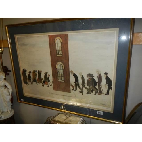 L S Lowry (1887-1976) Meeting Point Limited Edition Print Of 600 ...