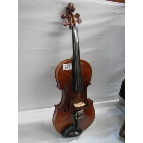 522 - A 20th century Lark violin (no bow).