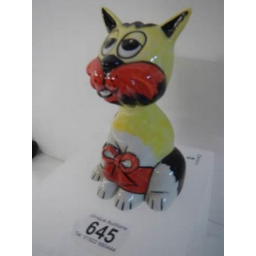 645 - A Lorna Bailey cat figure - Purrfect Present.