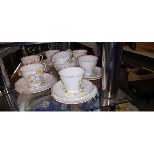 2309 - A 20 piece Shelley 'Enchantment' tea set COLLECT ONLY