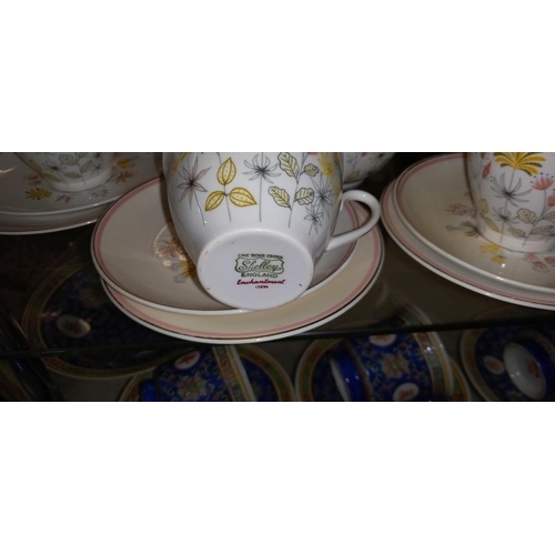 2309 - A 20 piece Shelley 'Enchantment' tea set COLLECT ONLY