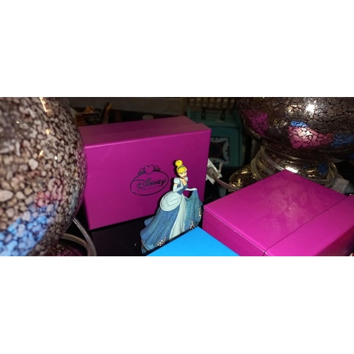 2326 - 7 Disney boxed trinket boxes including Lady and Tramp