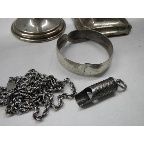 710 - A quantity of scrap silver.