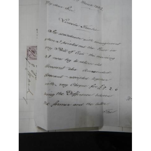 714 - An interesting collection of Lincoln related ephemera including 1883 Lease for the Theatre Royal, We... 