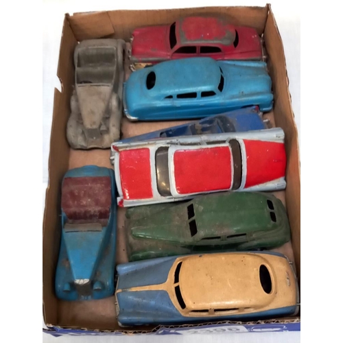 2396 - A tray of play worn diecast Dinky vehicles