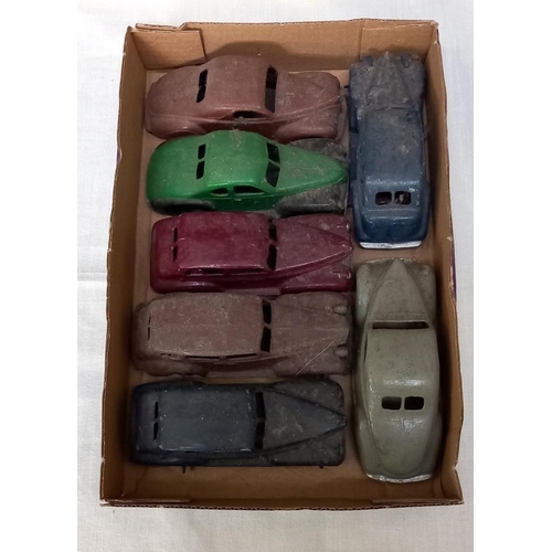 2405 - A tray of play worn 1950's Dinky American vehicles