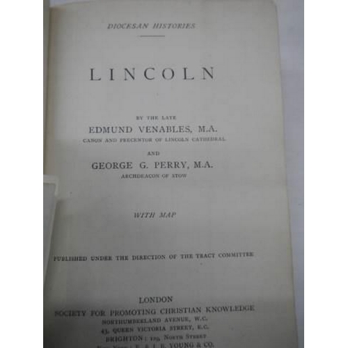 715 - One volume Diocesan Histories, Lincoln, 1897 with map.