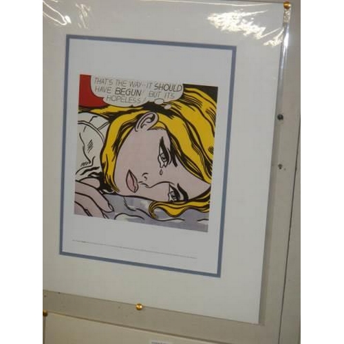 742 - Roy Lichtenstein (1923-1997) 3 x prints published by The estate of Roy Lichtenstein (DACS 2013) titl... 