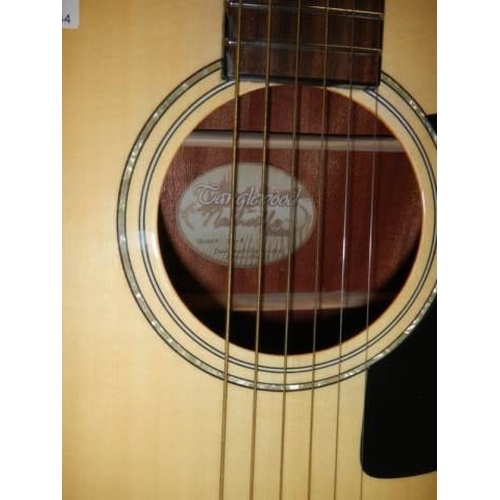 807 - An as new Tanglewood TD-8 acoustic guitar with hard case, plays perfect.