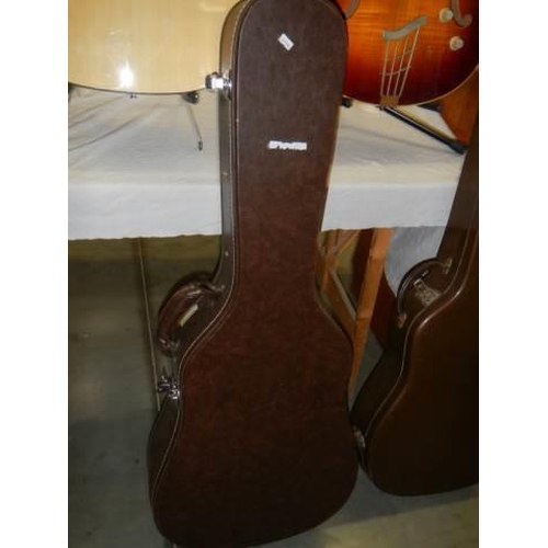 807 - An as new Tanglewood TD-8 acoustic guitar with hard case, plays perfect.