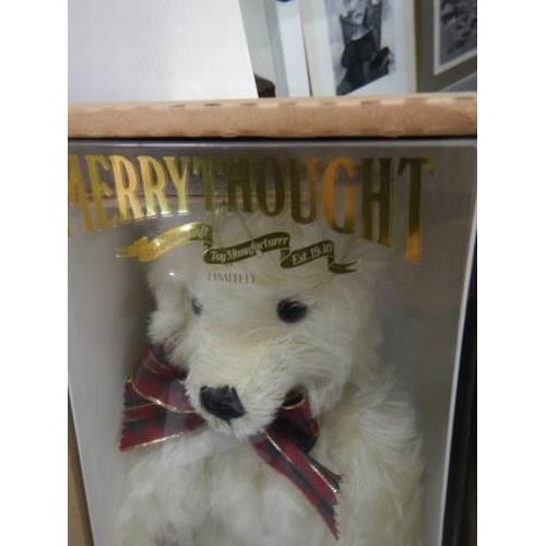 848 - A boxed limited edition Merrythought 'The Auld Lang Syne Bear'.