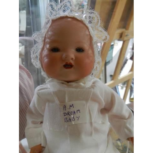 862 - An Armand Marseille Dream Baby doll. in good condition.