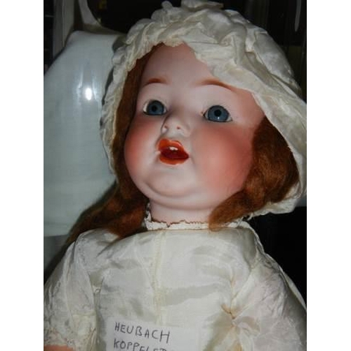 867 - A Heubach Koppelsdorf bisque headed doll, mould No. 342.6, 47 cm