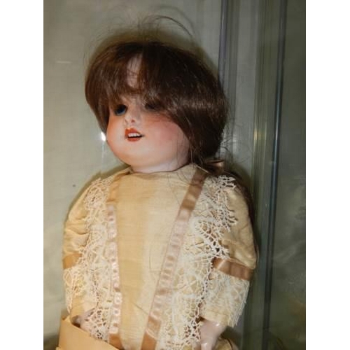 883 - A bisque headed doll, SFBJ 60 Paris.