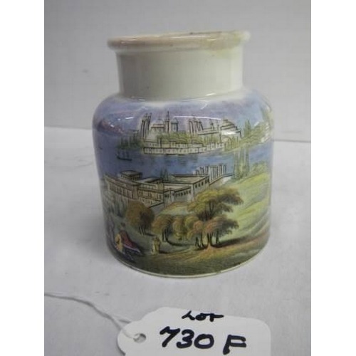 730F - A Prattware jar 'Constantinople The Golden Horn' 3