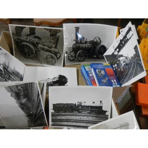 948 - A huge lot of black & white Railway photographs some with information to rear, some Gresley Society ... 