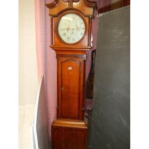 1083 - A good 30 hour Grandfather clock in working order, COLLECT ONLY.