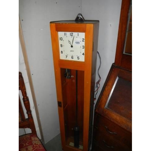 1095 - A Gents of Leicester industrial time keeping electric clock. COLLECT ONLY.