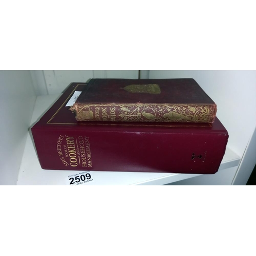 2509 - Beetons The book of birds (circa 1868) and Mrs. Beetons book of cookery and household management 199... 