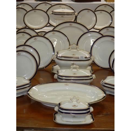 272 - Lord Robert Baden Powell porcelain - Approximately 35 pieces of Royal Worcester porcelain dinner war... 