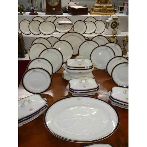 272 - Lord Robert Baden Powell porcelain - Approximately 35 pieces of Royal Worcester porcelain dinner war... 