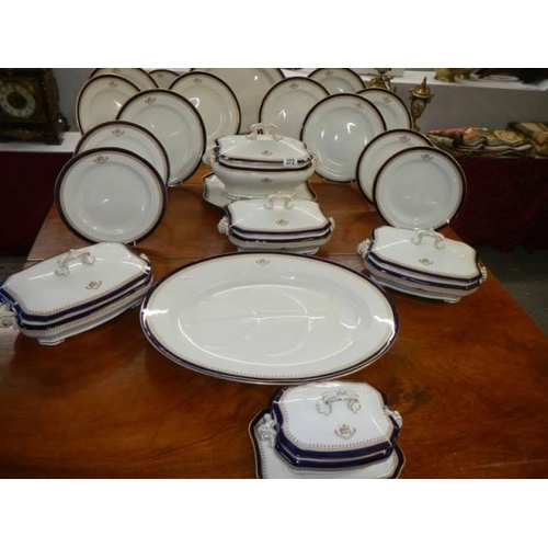 272 - Lord Robert Baden Powell porcelain - Approximately 35 pieces of Royal Worcester porcelain dinner war... 