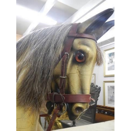 900A - A good Victorian rocking horse in good condition.