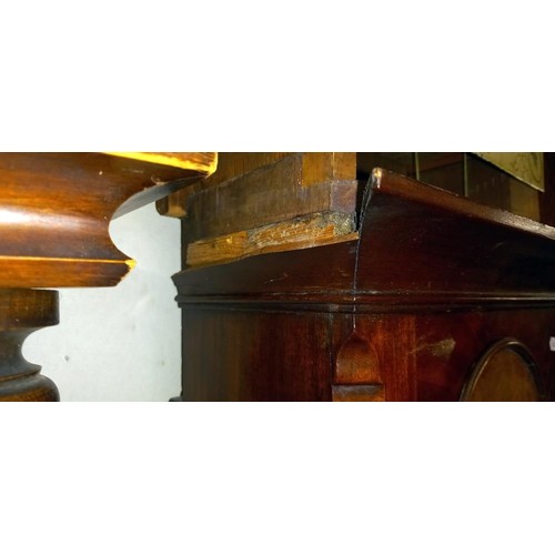 815 - A 19th century Hall Jnr, Grimsby mahogany cased Grandfather clock, needs minute hand but otherwise w... 