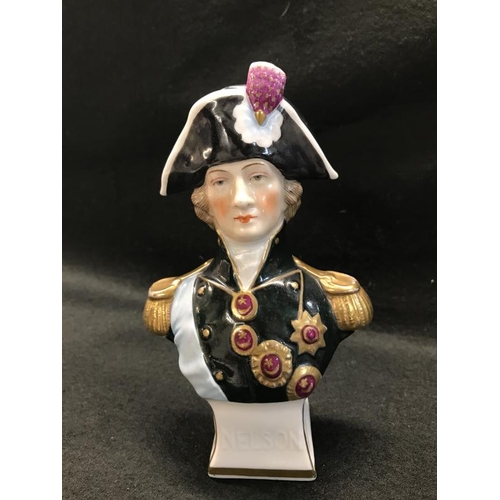 730Q - 3 Lord Nelson Pottery Busts