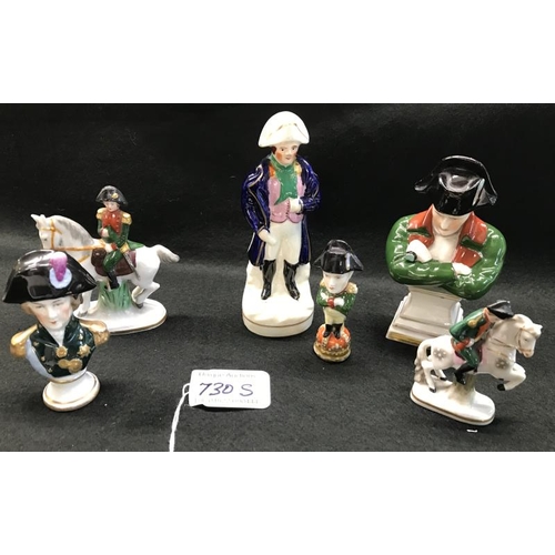 730R - 5 Napoleon Bust Figures including Kammer