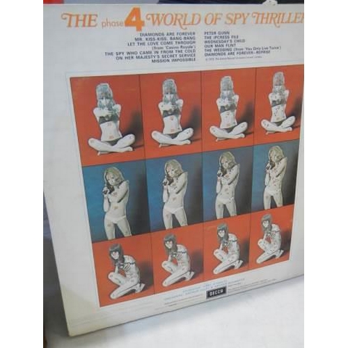 14 - A Decca 'The Phase 4 World of Spy Thrillers' LP record.