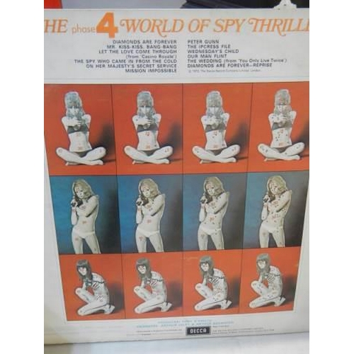 14 - A Decca 'The Phase 4 World of Spy Thrillers' LP record.