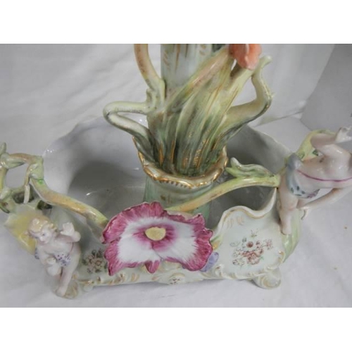 42 - A good copy of a 19th century continental porcelain table centrepiece.