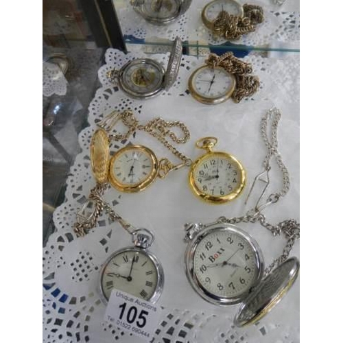 105 - A quantity of pocket watches.