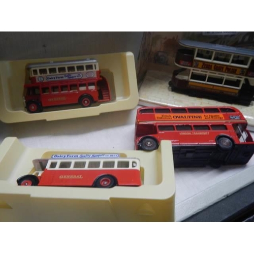 120 - A quantity of die cast buses.