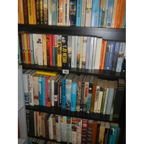 164 - Approximately 150 books on six shelves, COLLECT ONLY