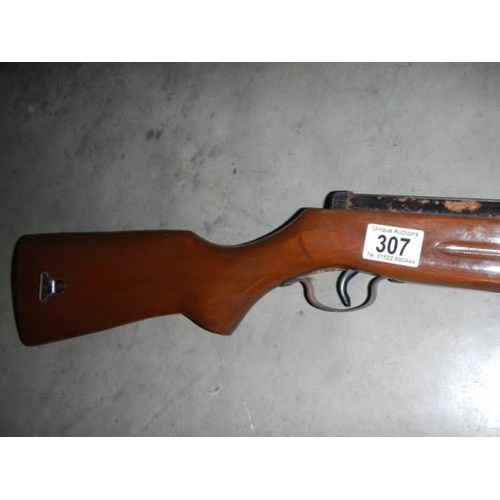 307 - An old air rifle, COLLECT ONLY.