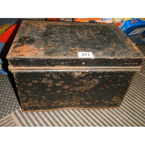 311 - An old tin box.