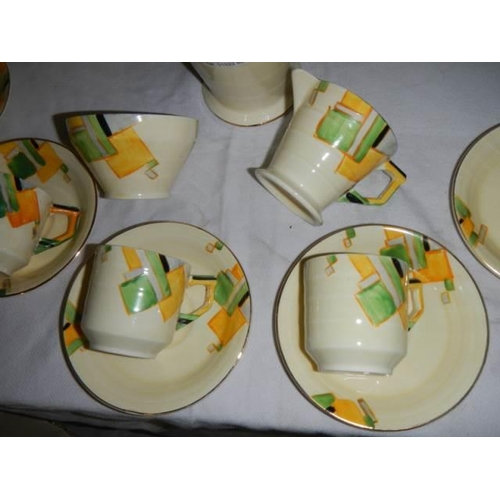 332 - A fifteen piece Grindley Retro tea set.