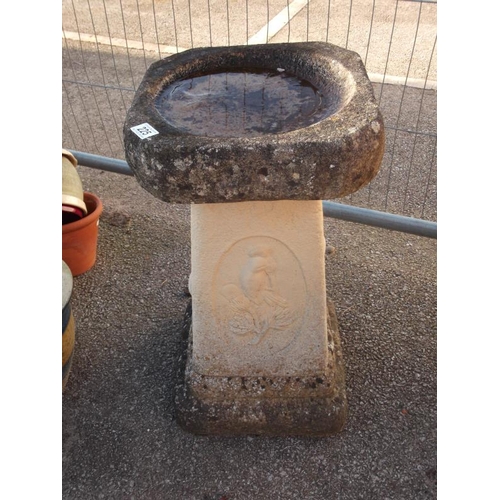 225 - A stone birdbath 64 x 37