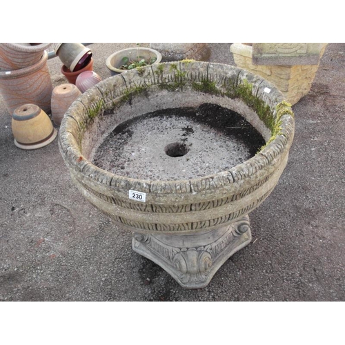 230 - A Large Ornamental Stone Tub