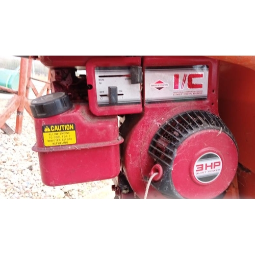 348 - A petrol cement mixer 3HP Belle