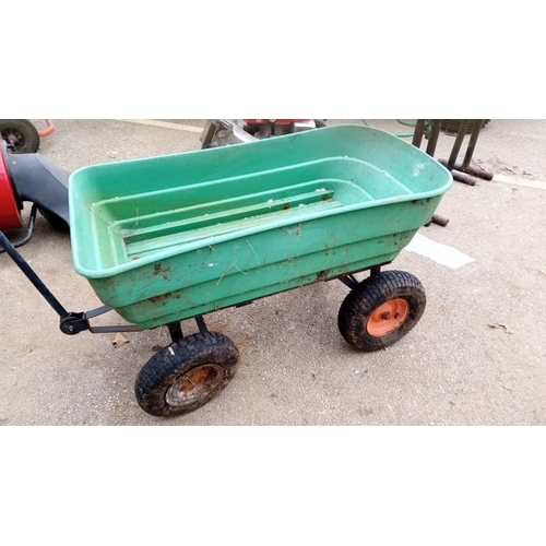 354 - An Easy Steer Garden Trolley 110 x 50cm